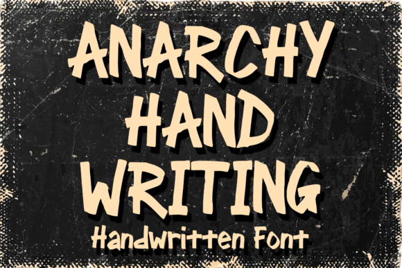 Anarchy Handwriting: A Bold Script Font for Makers