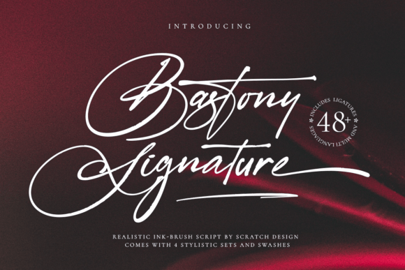 Bastony Signature: A Premium Script Font for Editorial Design