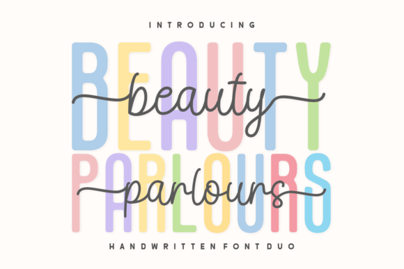 Beauty Parlours Duo: A Font for Polished Branding