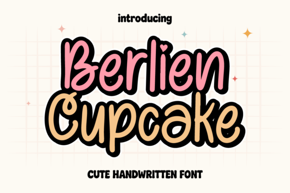 Berlien Cupcake Font for Handmade Creators
