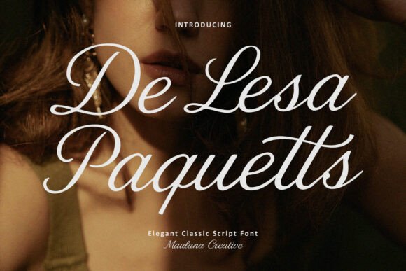 De Lesa Paquetts: A Premium Script Font for Campaigns