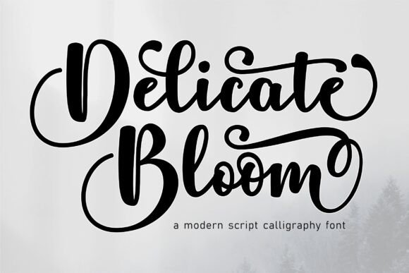 Delicate Bloom: A Font for Elegant Branding
