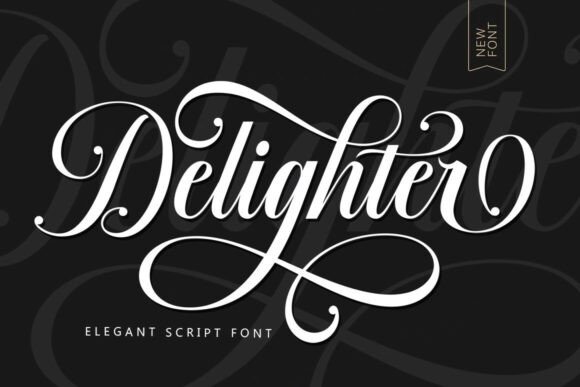 Delighter Font: An Elegant Script Typeface