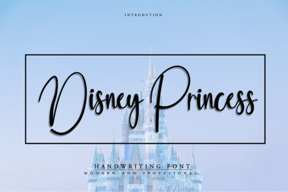 Disney Princess Typeface for Editorial Design