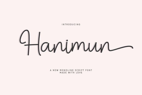 Hanimun Font: A Delicate Script Typeface Review