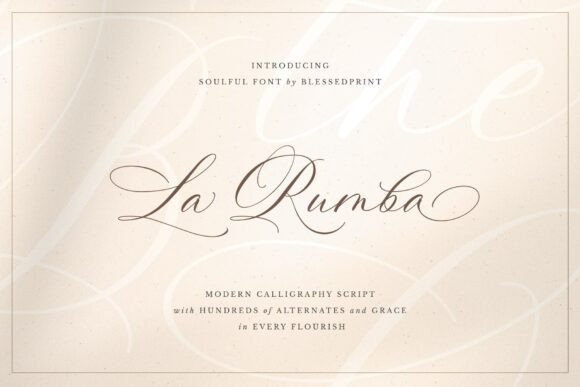 La Rumba: A Script Font for Modern Web Design