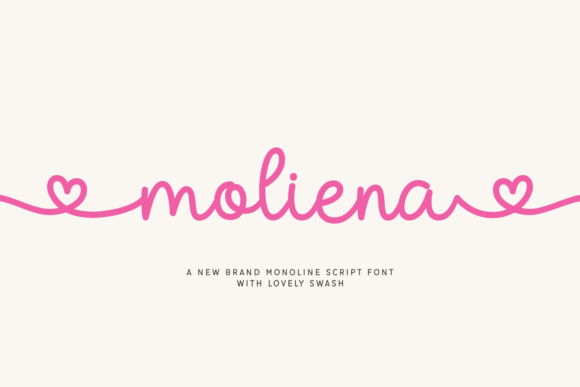Moliena Font: Sweet Script for Branding