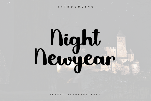 Night Newyear: A Relaxed Handwritten Font for Web Design
