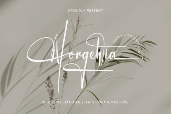 Norgehia: A Signature Script Font for Makers