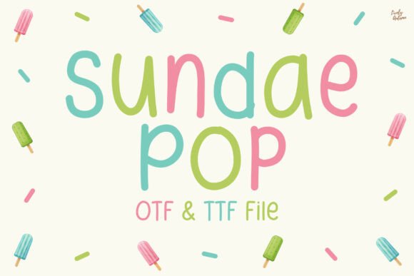 Sundae Pop: A Playful Typeface for Modern Branding