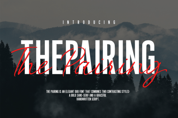 The Pairing: A Versatile Font Duo for Crafters