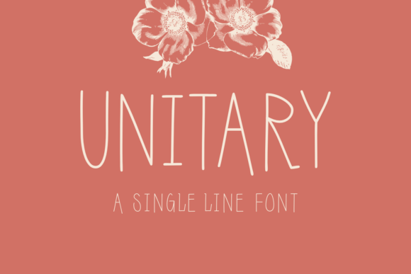 Unitary: A Cheerful Single Line Font for Web Design