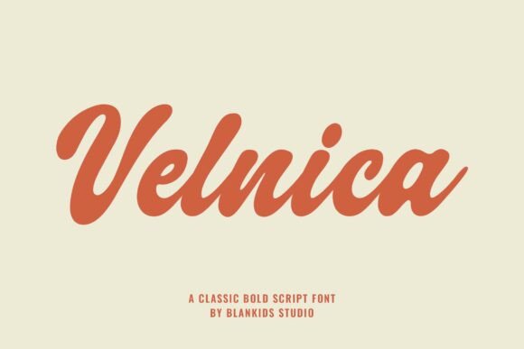 Velnica Font: Bold Script for Makers