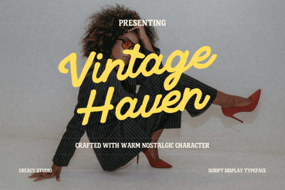 Vintage Haven Font: Elevating Web Design with Nostalgic Script