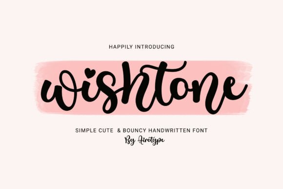 Wishtone: A Handwritten Typeface for Calm Editorial Design